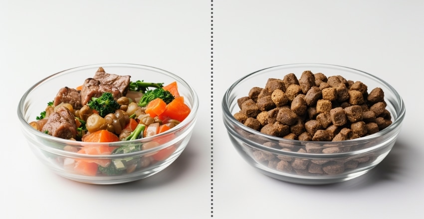 מזון טבעי או מזון יבש